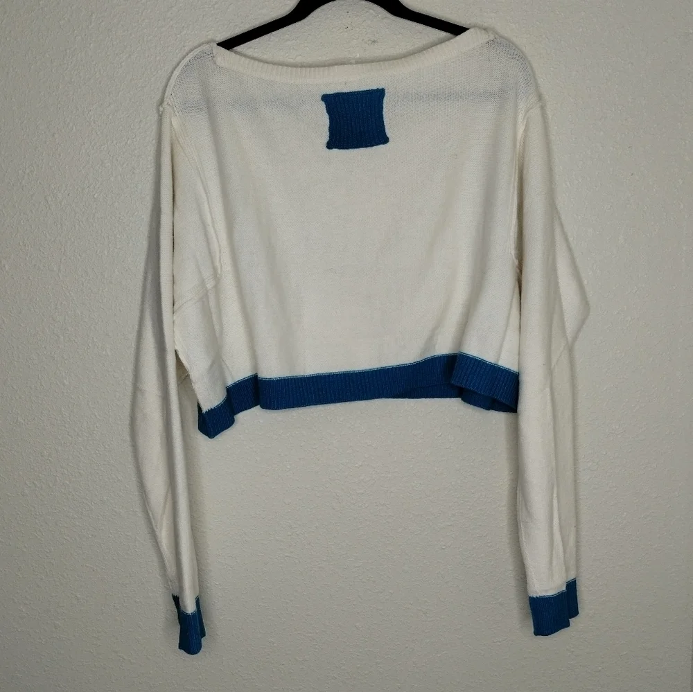 Free People We the Free Into the Blue Sweater Women's Size Small